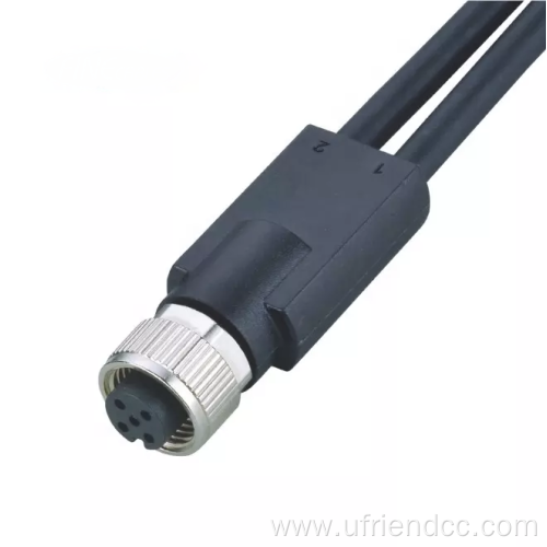 Waterproof wire cable M12 connector/OEM Extension cord